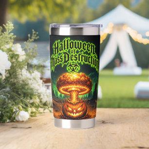 Halloween of Mass Destruction Radioactive Pumpkin Insulated Tumbler