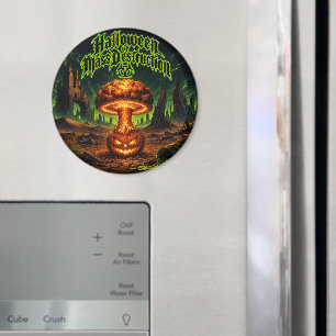 Halloween of Mass Destruction Radioactive Pumpkin  Magnet