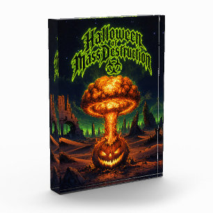 Halloween of Mass Destruction Radioactive Pumpkin  Photo Block