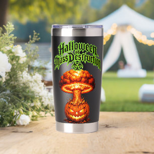 Halloween of Mass Destruction Toxic Jack o Lantern Insulated Tumbler