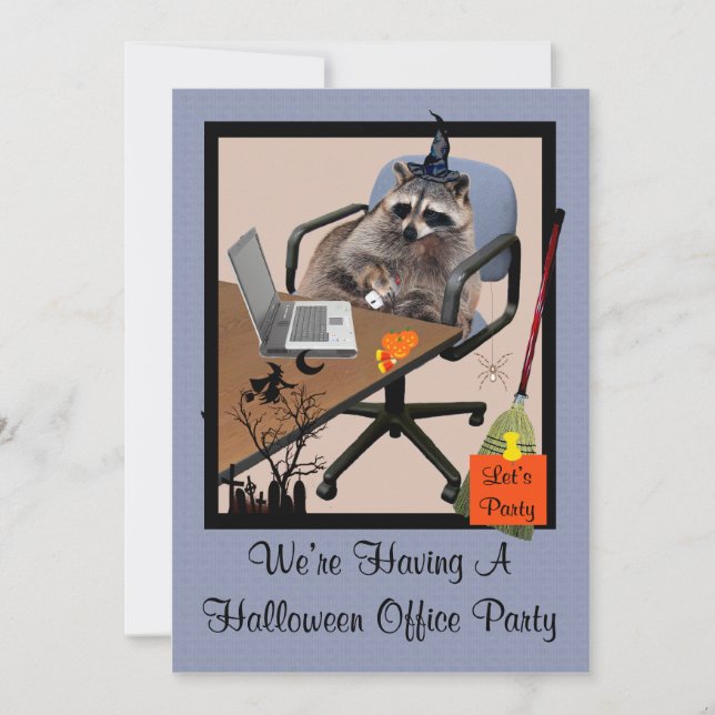 Halloween Office Party Invitation (Front)
