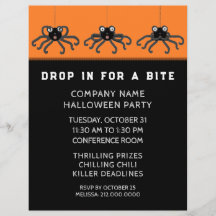 Halloween Office Party Invitation