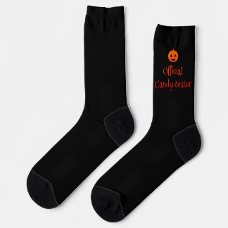 Halloween Official Candy Tester Design Socks