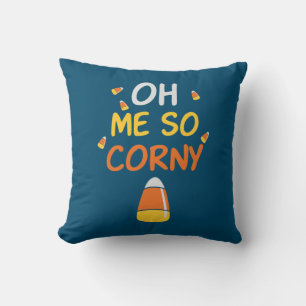Halloween Oh Me So Corny Candy Birthday Cushion