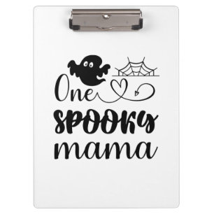 Halloween One Spooky Mama Birthday Clipboard