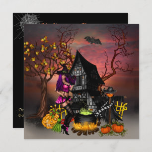 Halloween Open House Costume Party Invitation