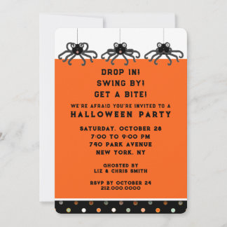 Halloween Open House Invitation