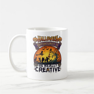 Halloween Opportunity Be Really Creative Witch Tre Coffee Mug
