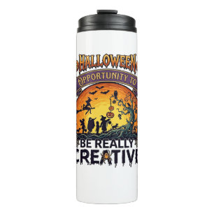 Halloween Opportunity Be Really Creative Witch Tre Thermal Tumbler