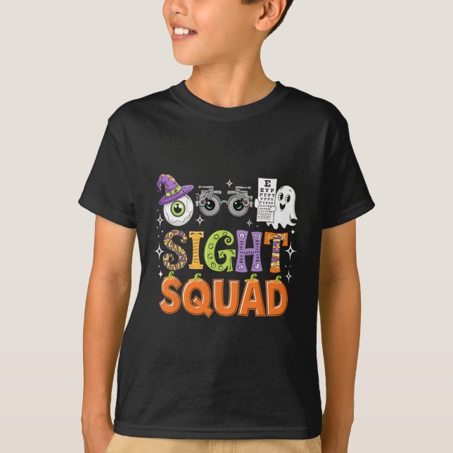 Halloween Optometrist Sight Squad Shirt Optometry  (Front)