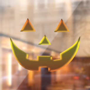 Halloween orange gold Jack o lantern scary