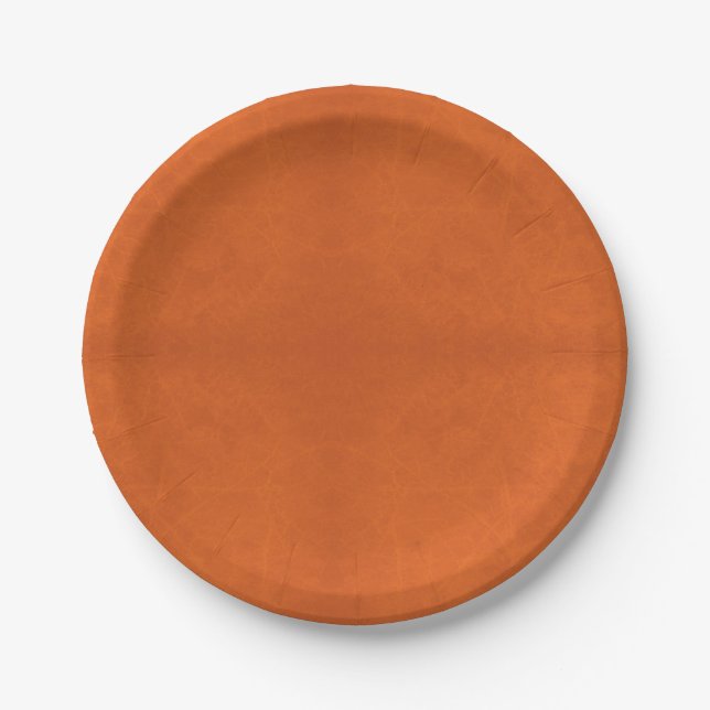 Halloween, Orange Paper Plate (Front)