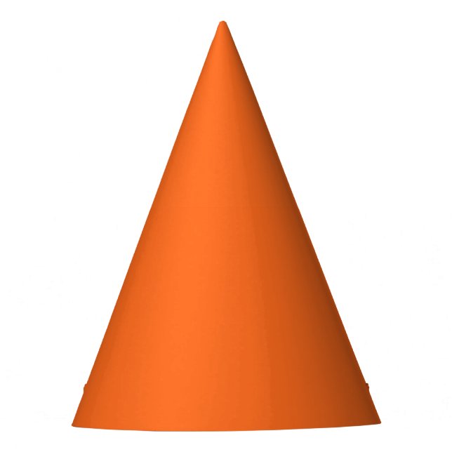 Halloween Orange Party Hat (Front)