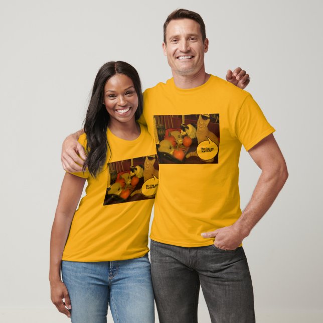 Halloween Orange Tabby Cat T-Shirt (Unisex)