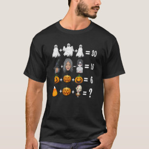 Halloween Order Of Operations Quiz Math Teacher Pu T-Shirt