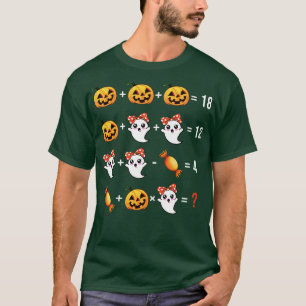 Halloween Order Of Operations Quiz Math Teacher St T-Shirt