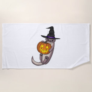 Halloween Ouija Beach Towel