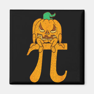 Halloween outfit pumpkin math lover jack o lantern magnet