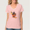 Halloween Owl cartoon womens t-shirt