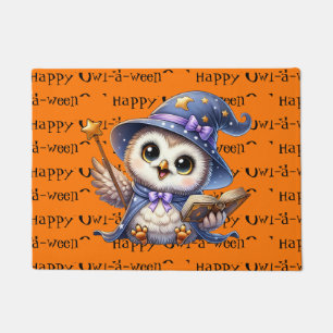 Halloween Owl Doormat