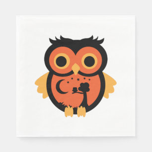 Halloween Owl   Napkin