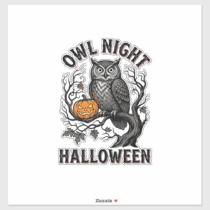 Halloween Owl Shirt Vintage Spooky Bird Party Desi