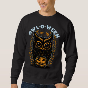Halloween Owl Sweatshirt