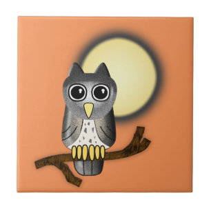 Halloween Owl Tile