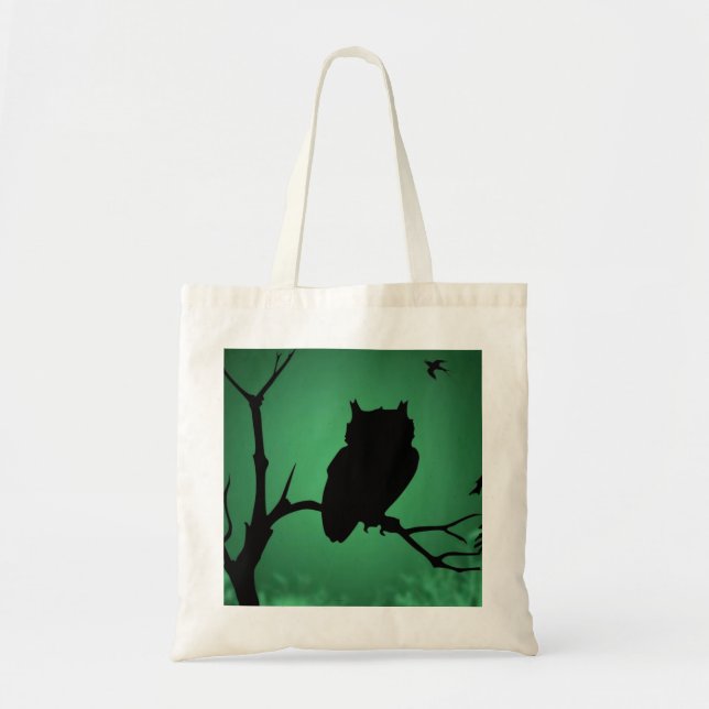 Halloween Owl Tote Bag (Front)