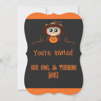 Halloween/Owl/Witch/Pumpkin/Fall Flat Note Card