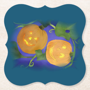Halloween paper coaster