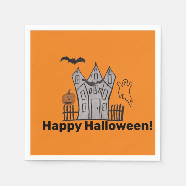 Halloween Paper Napkins (Front)