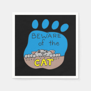Halloween Paper Napkins, Cat Napkin