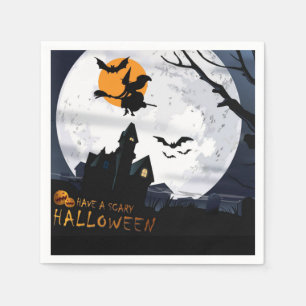 Halloween Paper Napkins, Happy Halloween Napkin