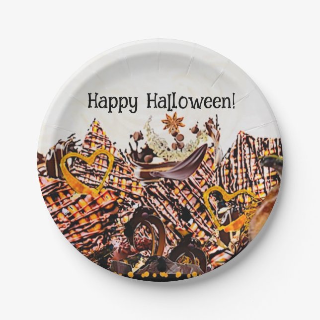 HALLOWEEN PAPER PLATE (Front)