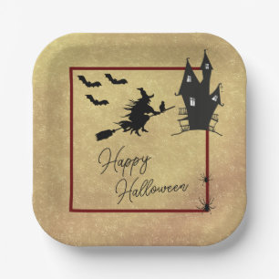 Halloween  paper plate