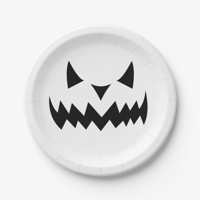 Halloween  paper plate (Front)
