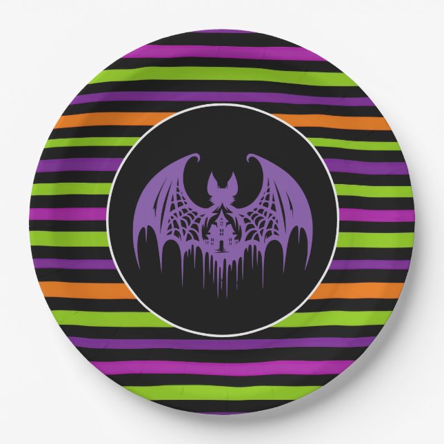 Halloween  paper plate (Front)