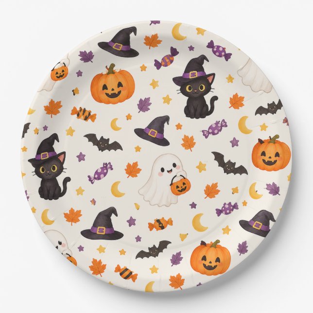 halloween paper plate (Front)