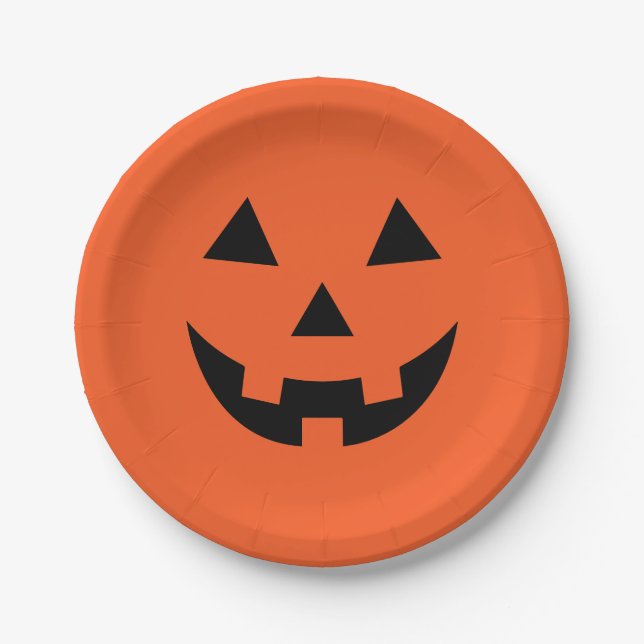 Halloween Paper  Plate (Front)