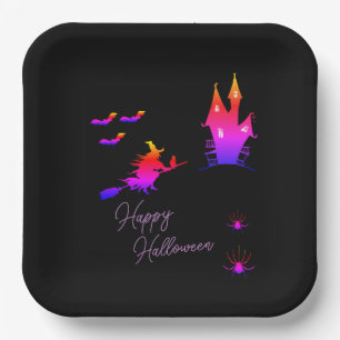 Halloween paper plate
