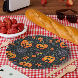 Halloween Paper Plate