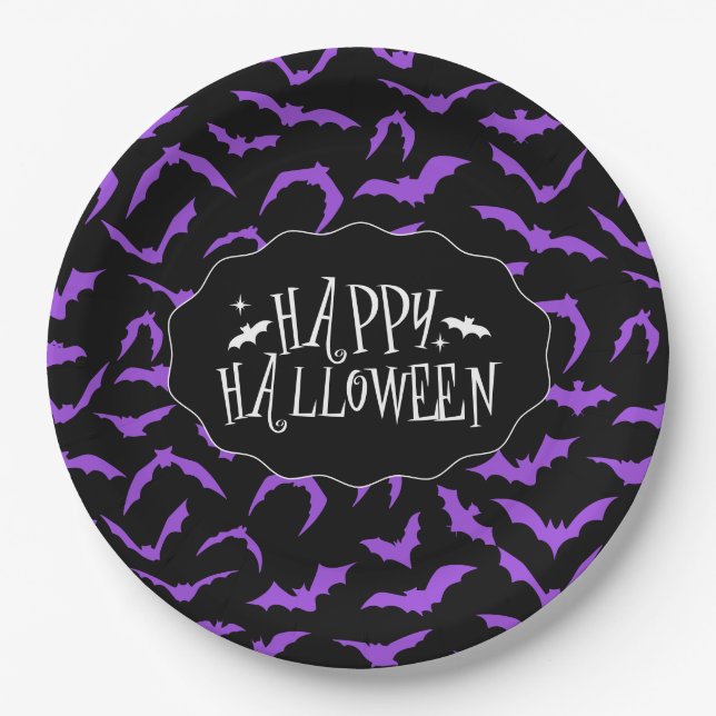 Halloween  paper plate (Front)