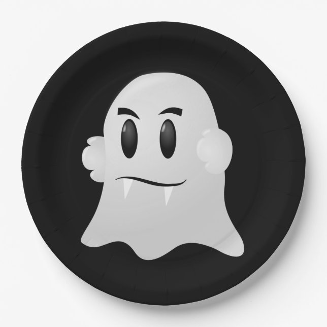 Halloween Paper Plate (Front)