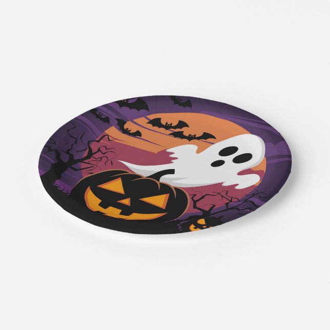 Halloween Paper Plate (Angled)