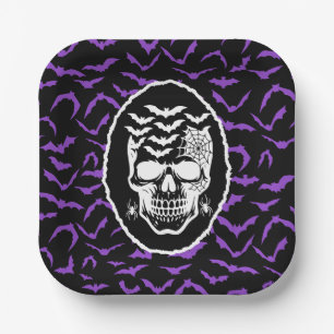 Halloween paper plate