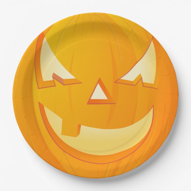 Halloween  paper plate (Front)