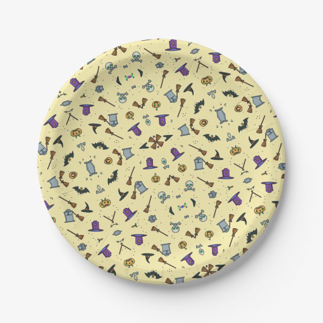 Halloween  paper plate (Front)