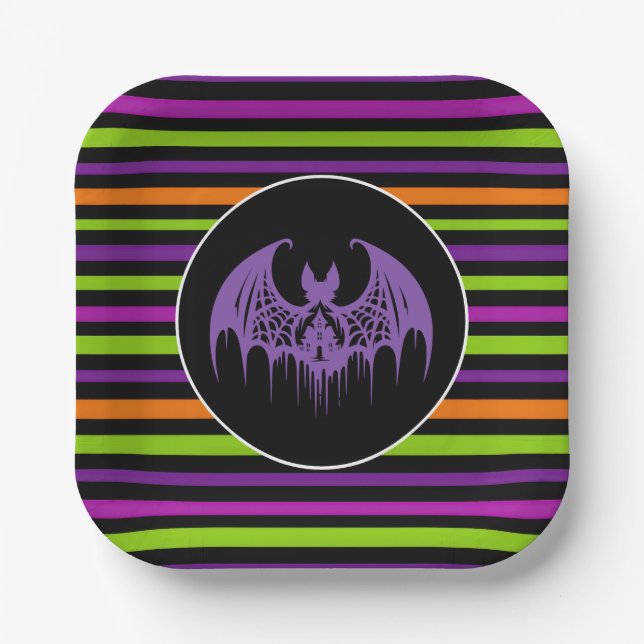 Halloween  paper plate (Front)