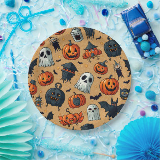 halloween paper plates